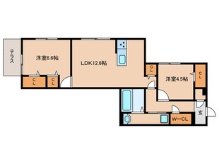 ソシア・セレーノの物件間取画像